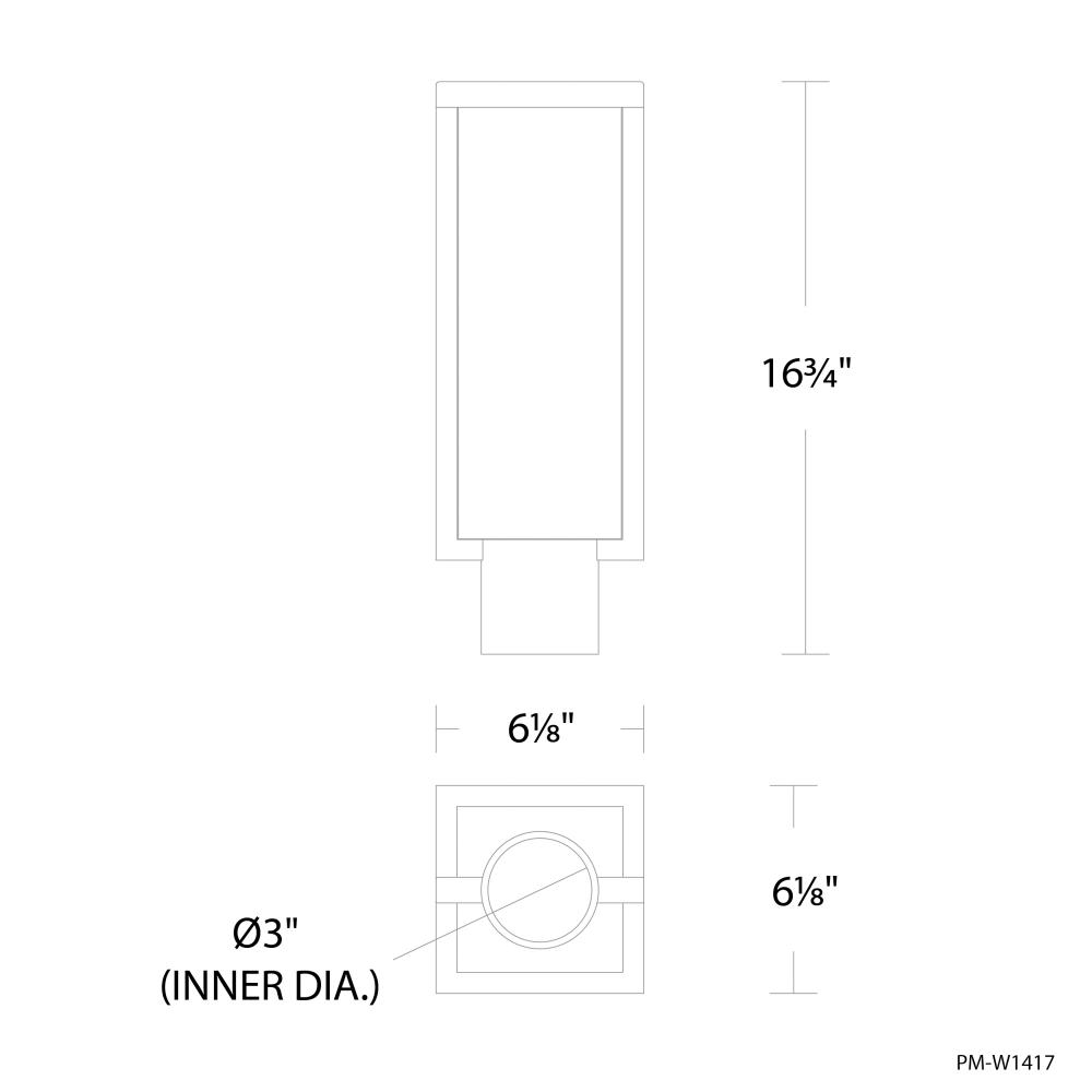 Ledge Outdoor Post Light