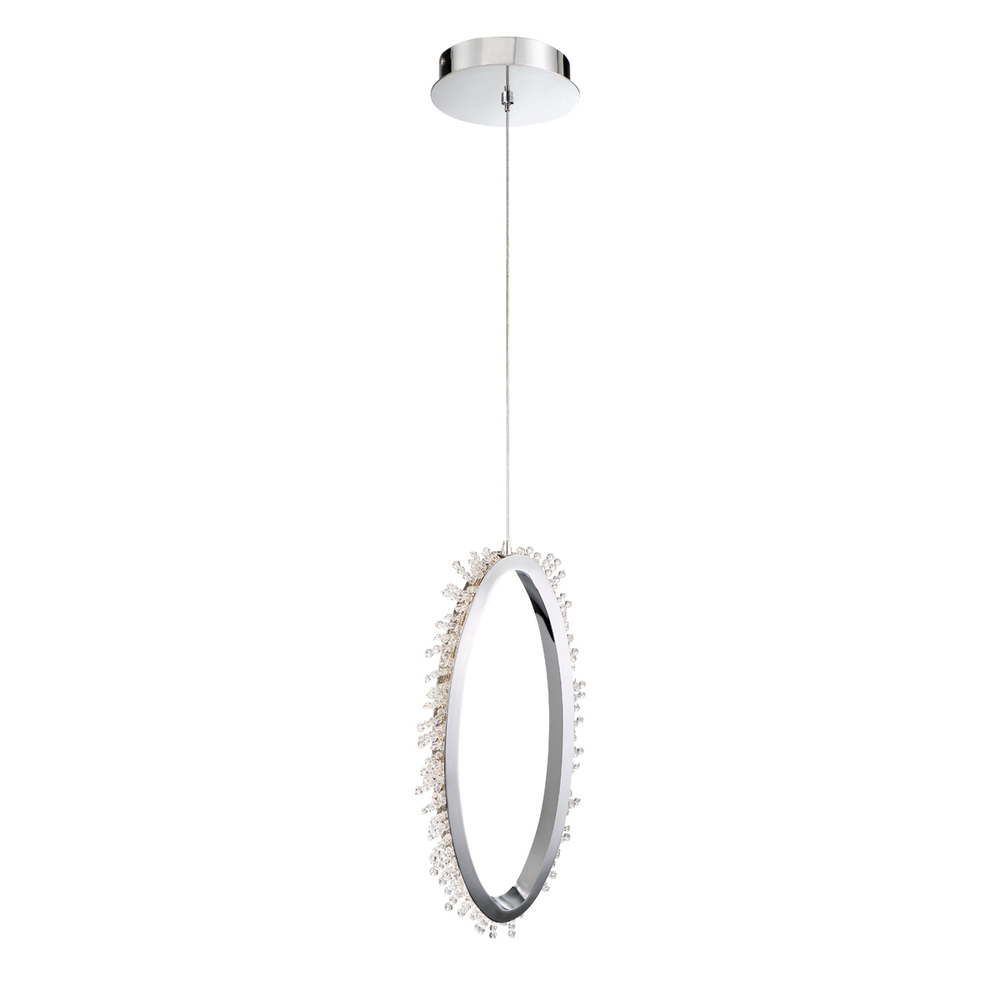 Scoppia, 1LT LED Pendant, Chr