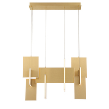 Eurofase 37345-013 - Coburg, Chandelier, LED, Lnr, Gold