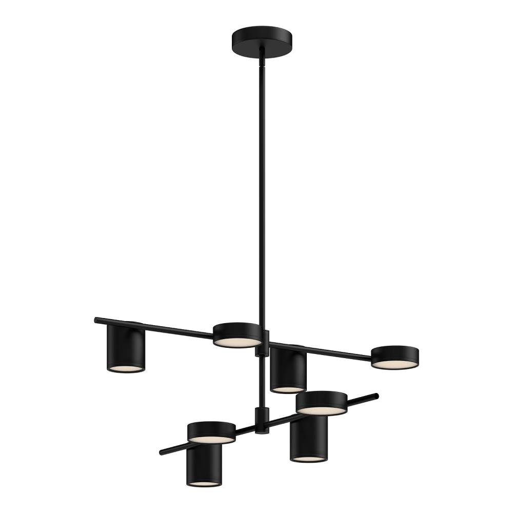 Jayden 40-in Black LED Chandeliers