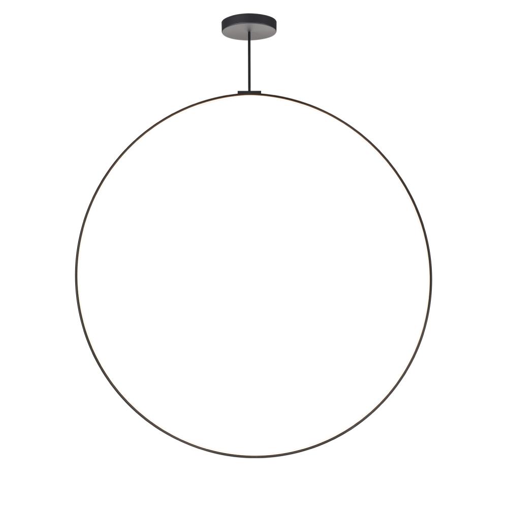 Cirque 72-in Black LED Pendant