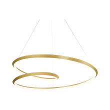 Kuzco Lighting Inc PD22339-BG-UNV-010 - Ampersand 39-in Brushed Gold LED Pendant