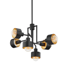 Troy F8726-SBK/GL - North Chandelier