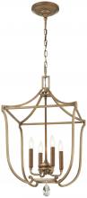 Minka Metropolitan N6553-690 - Magnolia Manor - 4 Light Pendant