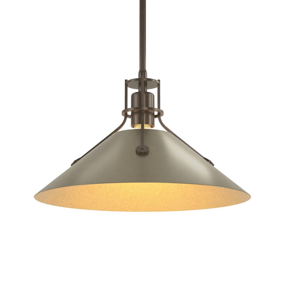 Henry Medium Steel Shade Pendant