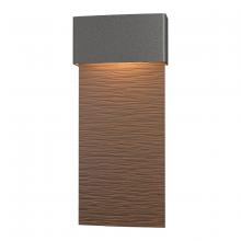 Hubbardton Forge 302632-LED-20-75 - Stratum Large Dark Sky Friendly LED Outdoor Sconce