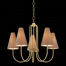 Mitzi by Hudson Valley Lighting H987805-AGB - JESSEL Chandelier