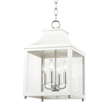 Mitzi by Hudson Valley Lighting H259704S-PN/WH - Leigh Lantern