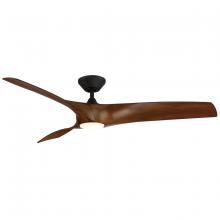 Modern Forms US - Fans Only FR-W2006-62L-MB/DK - Zephyr Downrod ceiling fan