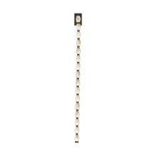 Visual Comfort & Co. Modern Collection SLWS54927ALBBZ - Collier Alabaster 53 Sconce