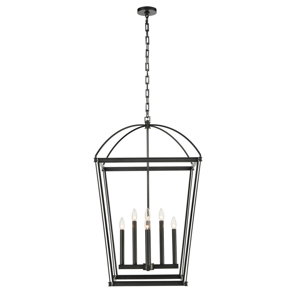 Manor Urban Bronze 8 Lights Pendant