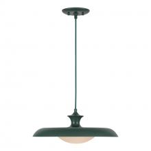 Alora Lighting PD557015PGN - Minori 15-in Pine Green Socket Pendant