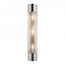 Alora Lighting WV348224PNPG - Willard 24-in Polished Nickel/Prismatic Glass 3 Lights Wall/Vanity