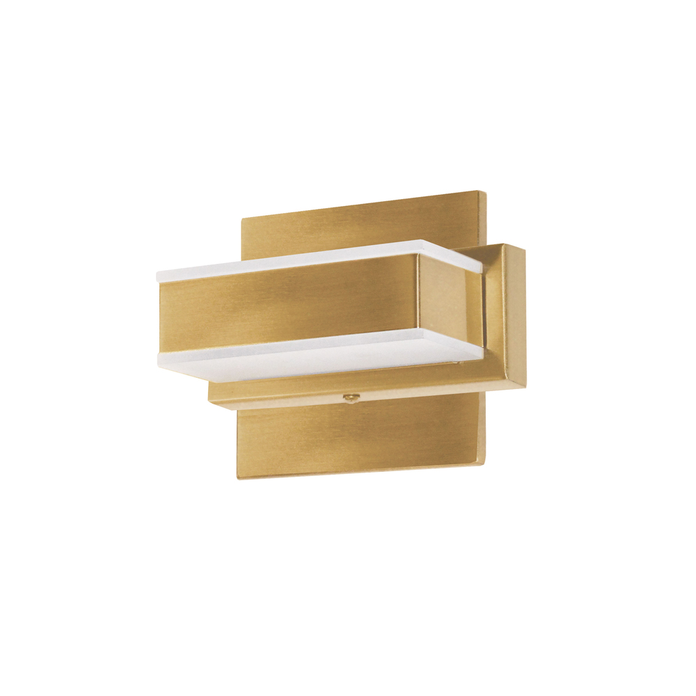 1 Light LED Wall Vanity Gold Finish