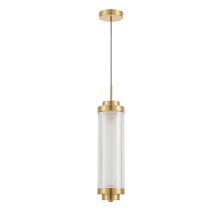 Dainolite PRI-1916LEDP-AGB - 16W Pendant, AGB w/ CLR Acrylic Diffuser