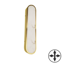 Dainolite WSH-2230LEDW-AGB - 30W Wall Sconce, AGB w/ Alabaster Diffuser