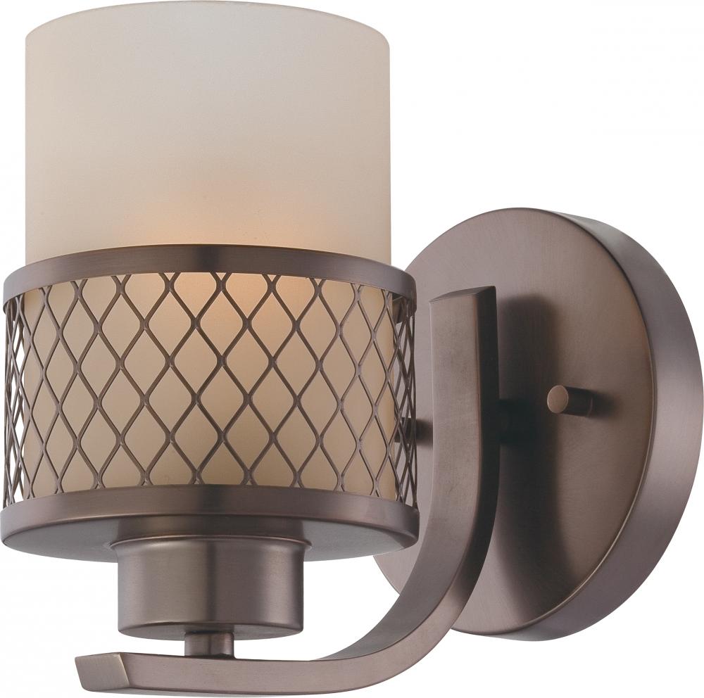 Fusion - 1 Light Vanity Fixture w/ Russet Glass