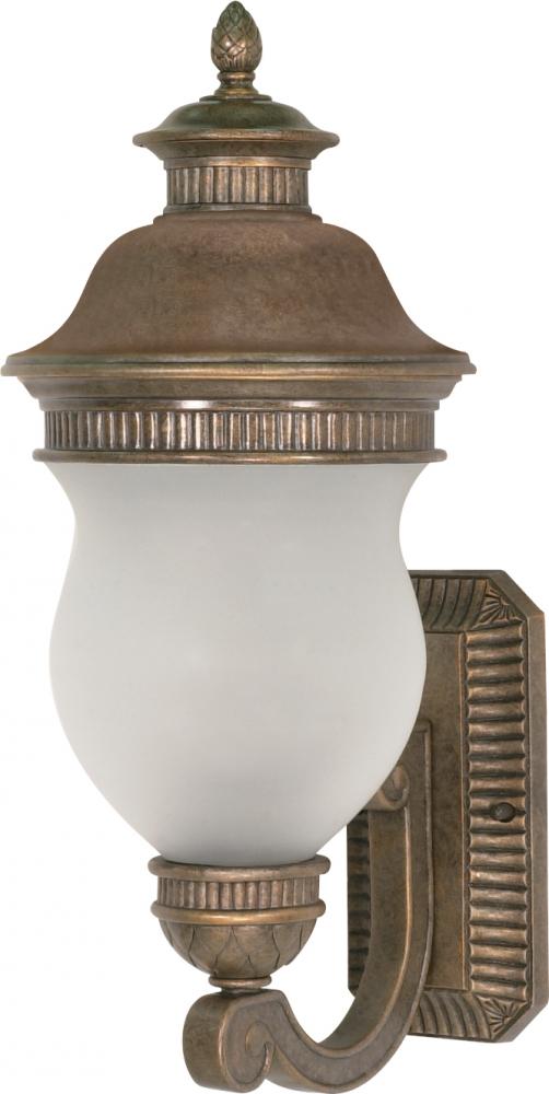 Luxor - 2 Light - 22" - Wall Lantern - Arm Up w/ Satin Frost Glass