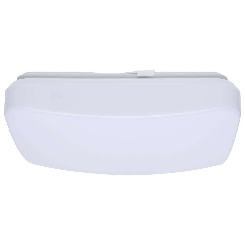 11 Inch LED Cloud Fixture with Sensor; 11.5 Watts; 27K/30K/35K/40K/50K CCT Selectable; Square Shape;