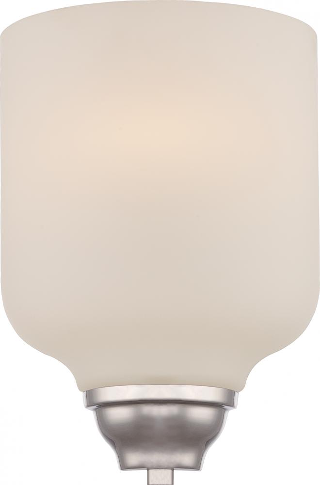 Kirk - 1 Light Wall Sconce with Etched Opal Glass - LED Omni Included