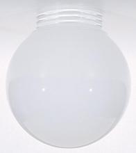 Nuvo 50/216 - Opal Ball Glass Globe Shade; 6 inch Diameter; 3-11/64 inch Screw Fitter; Inside Sprayed White