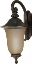 Nuvo 60/2508 - 1-Light Large Outdoor Wall Lantern (Arm Down) with Photocell in Old Penny Bronze Finish and (1) 23W