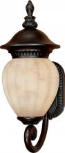 Nuvo 60/2512 - Balun ES; 3 Light; Wall Lantern Arm Up with Honey Marble Glass; Lamp Included