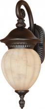 Nuvo 60/2513 - Balun ES; 3 Light; Wall Lantern Arm Down with Honey Marble Glass; Lamp Included