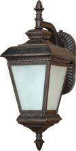 Nuvo 60/2526 - Charter ES; 2 Light; Wall Lantern Arm Down with White Water Glass; Lamp Included