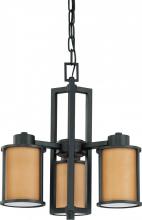 Nuvo 60/2852 - Odeon - 3 Light (convertible up/down) Chandelier w/ Parchment Glass