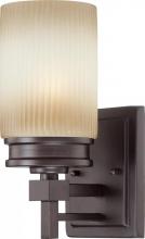 Nuvo 60/4601 - Wright - 1 Light Vanity Fixture w/ Amaretto Glass