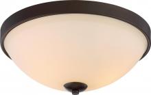 Nuvo 60/5914 - Dillard - 2 Light Flush Fixture with White Glass