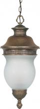 Nuvo 60/882 - Luxor - 3 Light - 17" - Hanging Lantern - w/ Satin Frost Glass