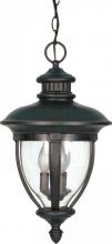 Nuvo 60/958 - Galeon - 3 Light - 20" - Hanging Lantern - w/ Clear Seed Glass