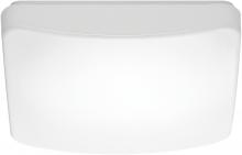 Nuvo 62/1095 - 11"- LED Flush with White Acrylic Lens - Square - White Finish - 120V