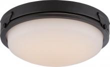 Nuvo 62/352 - Crest - LED Flush Fixture with Satin White Glass