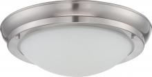 Nuvo 62/517 - Poke - Large LED Flush Fixture with Satin White Glass