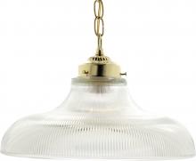 Nuvo SF76/262 - 1 Light - 8" - Pendant - Prismatic Railroad Shade