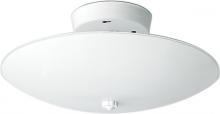 Nuvo SF77/823 - 2 Light - 12" Flush with White Round Glass - White Finish