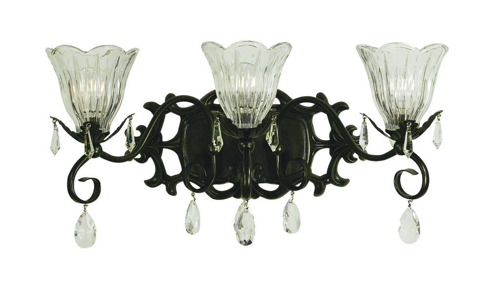 3-Light Brushed Nickel Liebestraum Sconce