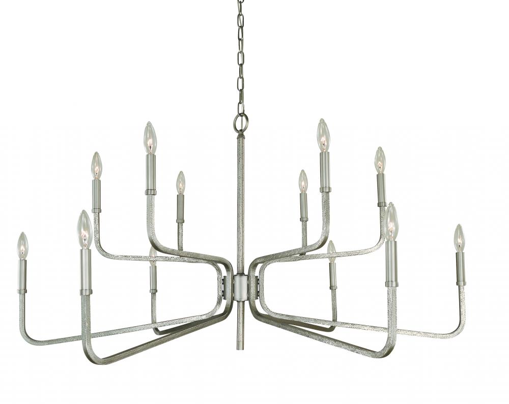 12-Light Iron Heidelberg Dining Chandelier