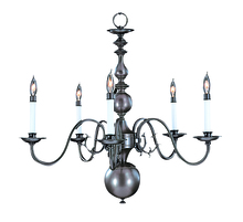 Framburg 9125 MB - 5-Light Mahogany Bronze Jamestown Dining Chandelier