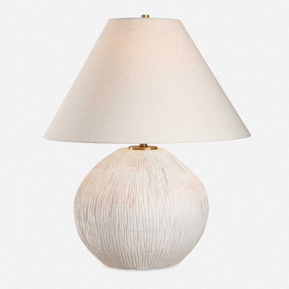 Uttermost Meryl Aged White Table Lamp