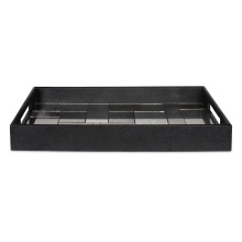 Uttermost 18261 - Uttermost Modern Mosaic Antique Mirrored Tray