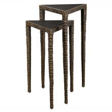 Uttermost 24977 - Uttermost Samiria Triangular Accent Tables, S/2