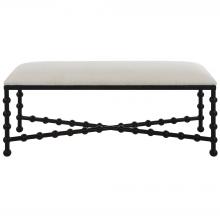 Uttermost 23756 - Iron Drops Cushioned Bench