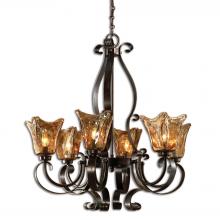 Uttermost 21006 - Vetraio 6Lt Oil Rubbed Bronze Chandelier