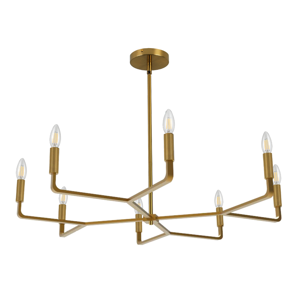 8LT Incandescent Chandelier, AGB