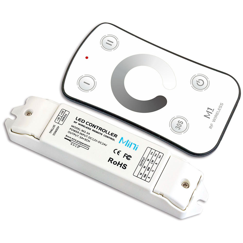 RF Wireless Dimmer Kit for LED Single Colour Tapes