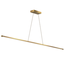 Dainolite ARY-4830LEDHP-AGB - 30W LED Horizontal Pendant, Aged Brass with White Acrylic Diffuser